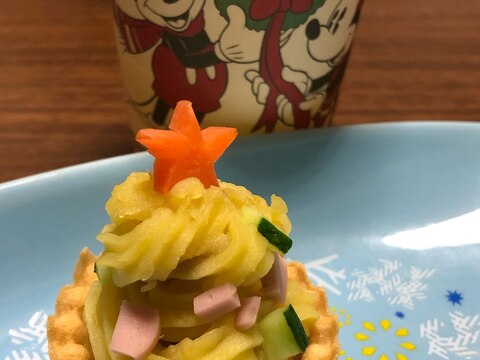 クリスマスツリーサラダ